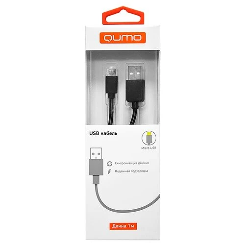 Фото Кабель Qumo USB - microUSB PVC