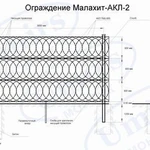 фото Малахит-АКЛ-2, ограждение из АКЛ