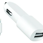 фото Автомобильное зарядное устройство Olmio Usb 1,2A + lightning кабель 038636