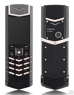 Фото Vertu Signature S Design Black PVD Red Gold телефон