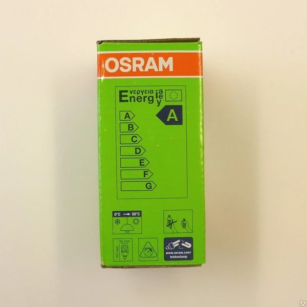 Фото Лампа энергосберегающая Osram 12/827 Е14