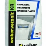 фото Weber.vetonit KR Шпаклевка финишная на органическом связующем 25кг