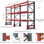 фото МЕТАЛЛИЧЕСКИЕ ПАЛЛЕТНЫЕ СТЕЛЛАЖИ (ДЛЯ ПОДДОНОВ) 