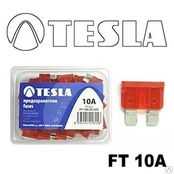 Фото Предохранитель флажковый TESLA FT 10A (1 шт.)