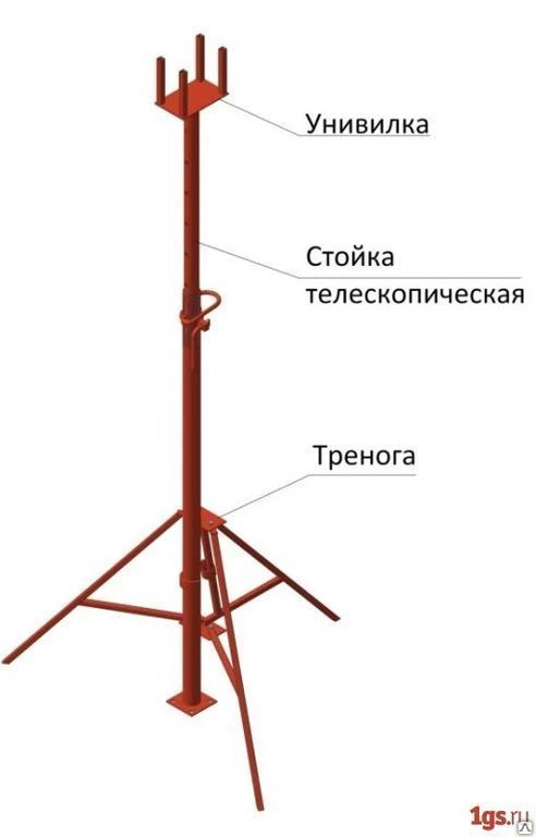 Фото Стойка опорная опалубки 3,1м