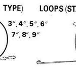 фото Петля пластик. для подвеш. т-ра "LOOP-6" L=15 см