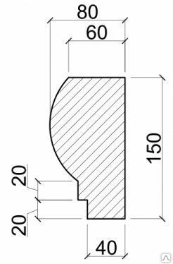 Фото Наличник Н103 ракушечник серый 17 кг/м.п.
в