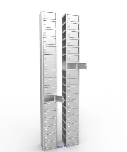 Фото Шкаф мелкоячеечный для сотовых телефонов  ШРС-17дс  (17 ячеек)