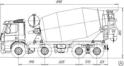 Фото Автобетоносмеситель 10 DO шасси Volvo FM-Truck