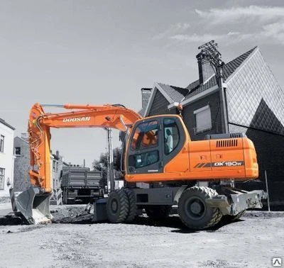 Фото Экскаватор колесный Doosan DX190W