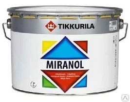 Фото Эмаль TIKKURILA MIRANOL A тиксотропная 9л