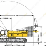 Фото №3 Аренда гусеничного крана Liebherr LR 1200, Москва