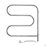 фото Полотенцесушитель электрический TERMINUS 60х60 F образный поворотный