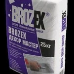 фото Штукатурка Декор Мастер "BROZEX", серая, 25кг.