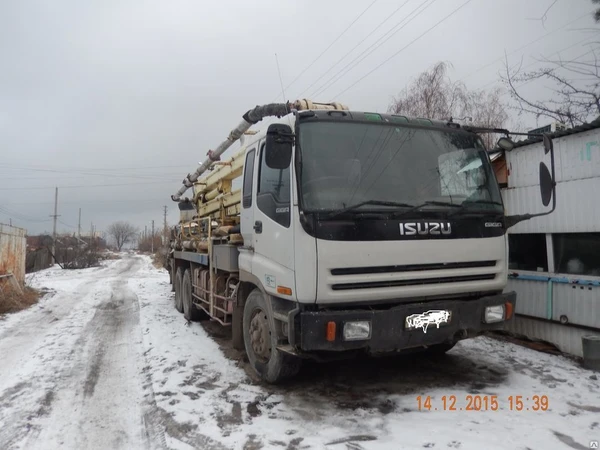 Фото ПЕРЕКАЧКА БЕТОНА АВТОБЕТОНОНАСОСОМ