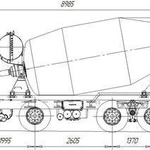 фото Автобетоносмеситель 10 DO шасси Volvo FM-Truck