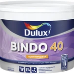 фото DULUX BINDO 40 КРАСКА ВОДНО-ДИСПЕРСИОННАЯ ДЛЯ СТЕН И ПОТОЛКОВ ПОЛУГЛЯНЦЕВАЯ Дулюкс