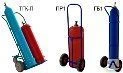 фото Тележка для газовых баллонов 150 кг (ГБ1) масса 18кг
