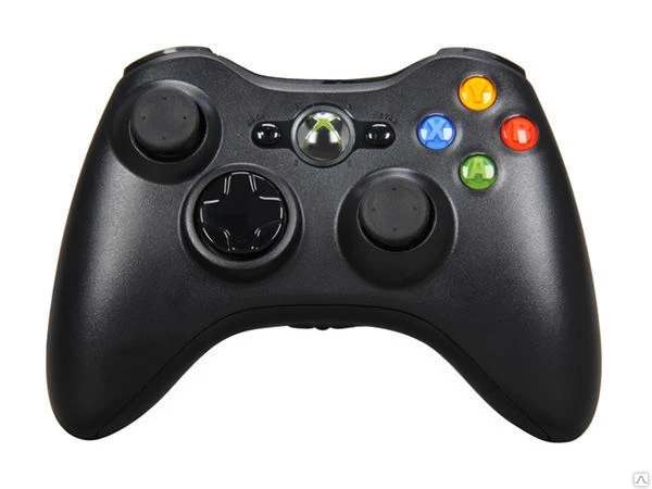 Фото Геймпад Microsoft Xbox 360 Controller for Windows 52A-00005, USB, 
черный