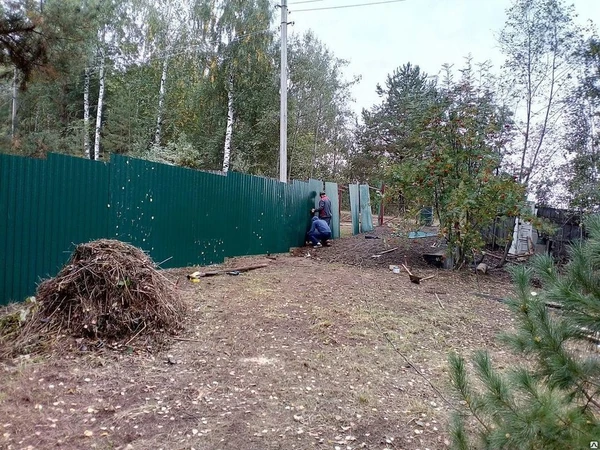 Фото Строительство металлических заборов