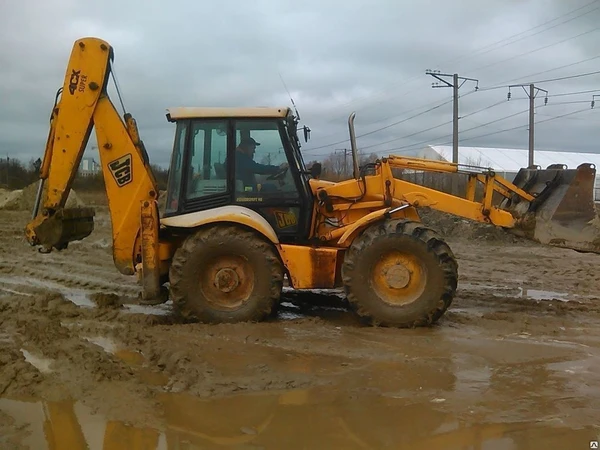 Фото Аренда экскаватора-погрузчика JCB 4CX с машинистом