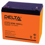 фото Аккумуляторная батарея DELTA DTM 1255L (55Ач, 12В)