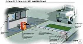 Фото Установка шлагбаума