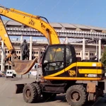 Фото №4 Аренда колесного экскаватора JCB JS 160W, Москва