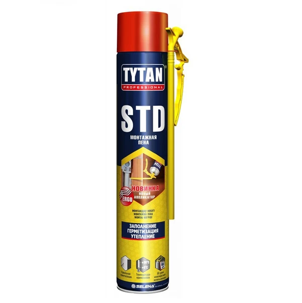 Фото Монтажная пена бытовая Tytan Professional STD Эрго (750 мл) летняя