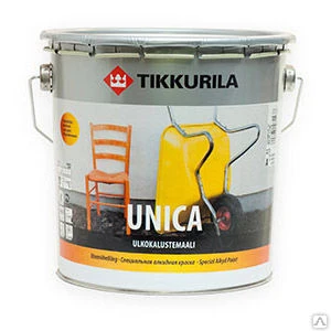 Фото Полуглянцевая алкидная краска Tikkurila Уника - Unica