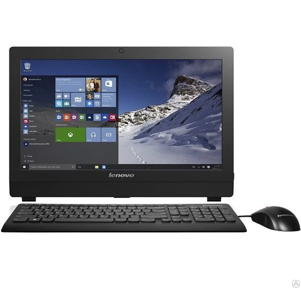 Фото Моноблок Lenovo S200z 10K4002ARU, 19.5"/1600x900/Celeron J3060/4Gb/500Gb/DV