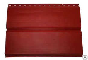 Фото "Квадратный" Металлосайдинг - брус в размер цвет 3011 КРАСНОЕ ВИНО