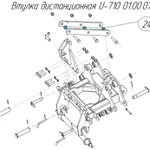 фото Втулка дистанционная U-710 01.00.07 на дискатор MF U 710