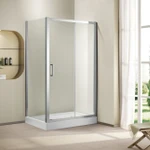 фото Душевой уголок Cezares Porta 130x80 см текстурное стекло PORTA-AH-11-130/80