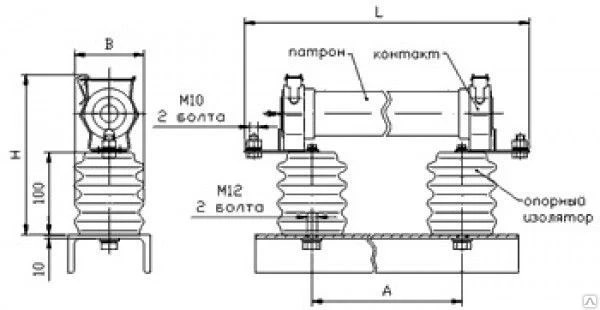 Фото Предохранитель ПКЖ 106-3-3,2-31,5 УХЛ2