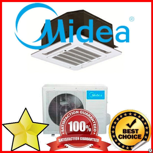 Фото Кондиционеры кассетные Midea