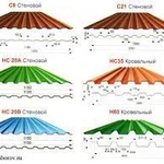 фото Профнастил окрашенный