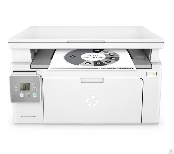 Фото МФУ HP LaserJet Ultra M134a G3Q66A, принтер/сканер/копир, 
A4, USB, белый