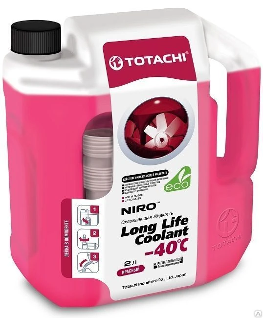 Фото Антифриз TOTACHI NIRO LLC RED -40°C  10 л