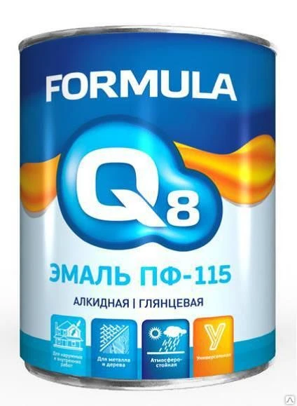 Фото Эмаль ПФ-115 бирюзовая 0,9кг Formula Q8