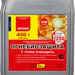 фото Огнебиозащитный состав Неомид 450-1 группа (10 кг) бесцветный