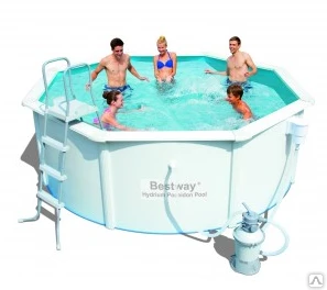 Фото Сборный бассейн Bestway «Hydrium Poseidon Pool» 56285 366х122см