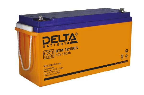 Фото Аккумуляторная батарея DELTA DTM 12150L (150Ач, 12В)