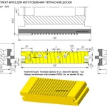 фото 025 Комплект фрез для полного изготовления террасной доски в Москве