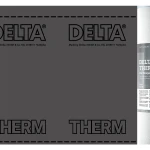 фото Delta-Therm Plus диффузионная термостойкая мембрана для металлических кровель с 2 зонами проклейки