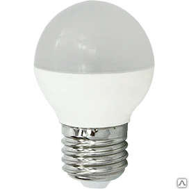 Фото Лампа globe LED 8,0W G45 220V E27 2700K шар (композит) K7GW80ELC