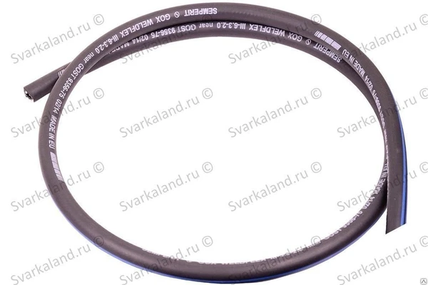 Фото Рукав кислородный GOX Weldflex 9х3, 50м.п.,черный Semperflex