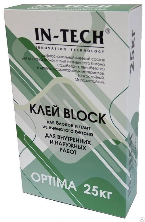 Фото Клей для блоков In-Teck Block, 25 кг