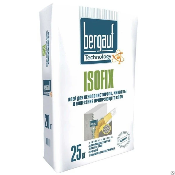 Фото Клей для теплоизоляции Bergauf Isofix