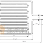 Фото №5 ТЭН Harvia ZSL-314 (2500 W, для печей Club K15, Profi L23, L26, L30)